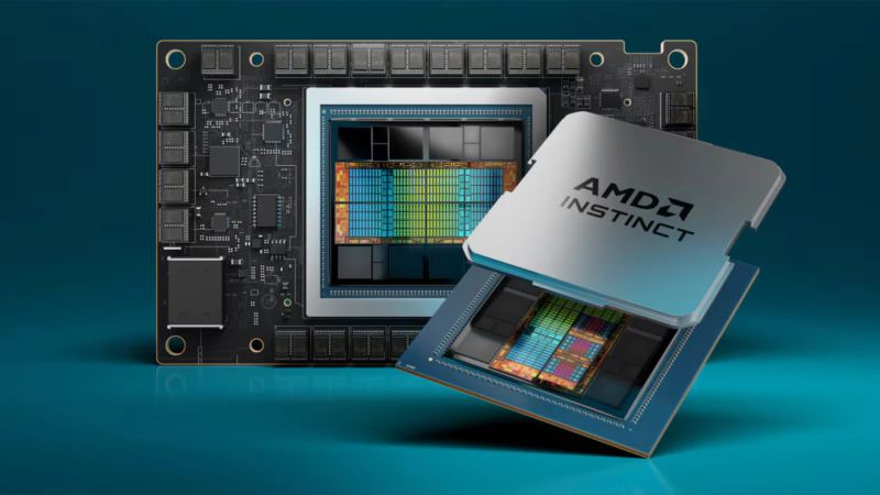 Editorial image representing AMD AI hardware, data center infrastructure, and platform-scale deployments.