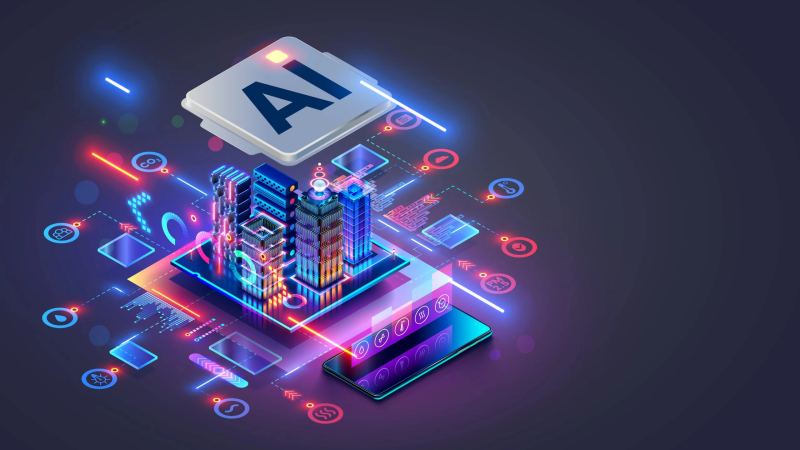 Editorial image representing AI data center hardware built around CPUs, infrastructure processors, and cloud-scale orchestration.