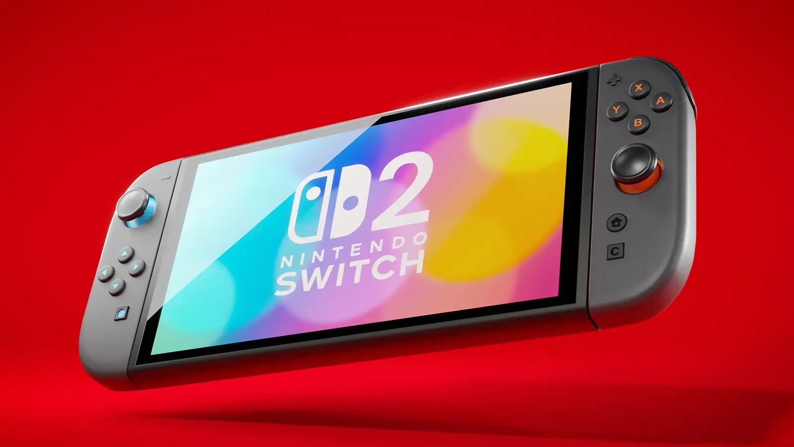 Nintendo Switch 2 gaming platform illustration.
