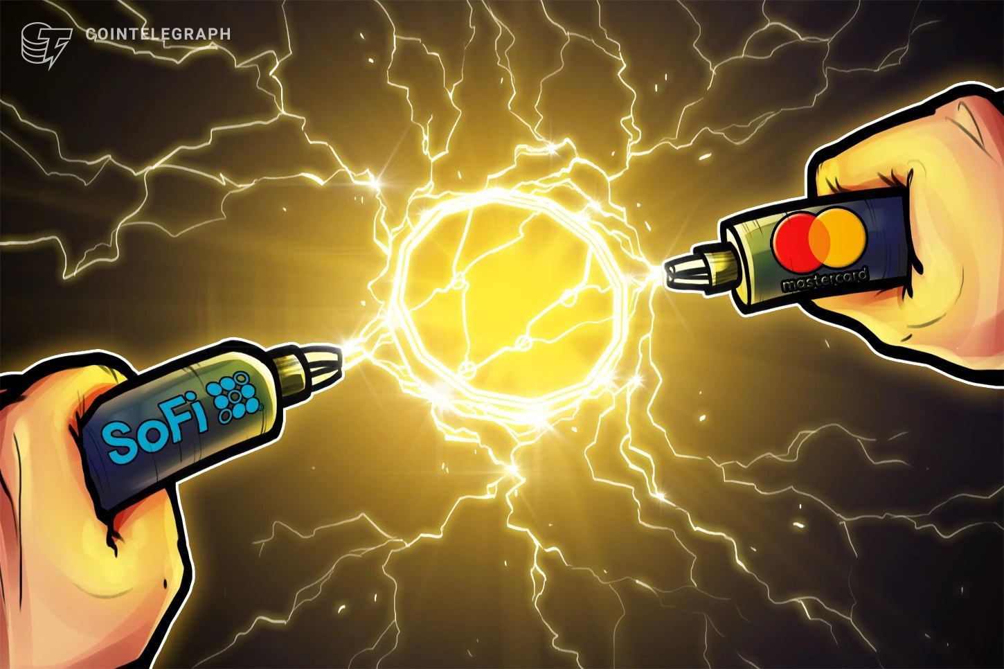 Digital payments illustration representing stablecoin settlement and crypto payment rails.