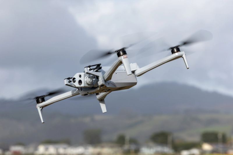 Skydio X10D military drone visual for Air Force EOD operations.