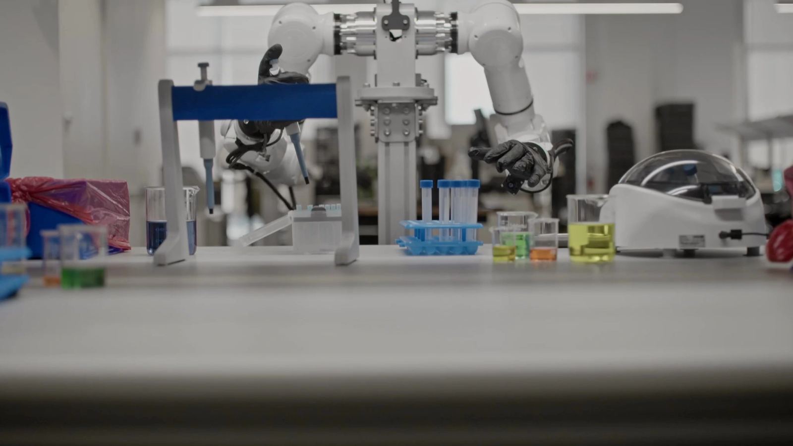 Genesis AI visual for GENE-26.5 robotic manipulation system.