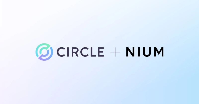 Circle and Nium partnership visual for connecting USDC settlement with global payout rails.