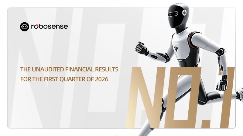 RoboSense financial results visual tied to LiDAR growth in robotics.