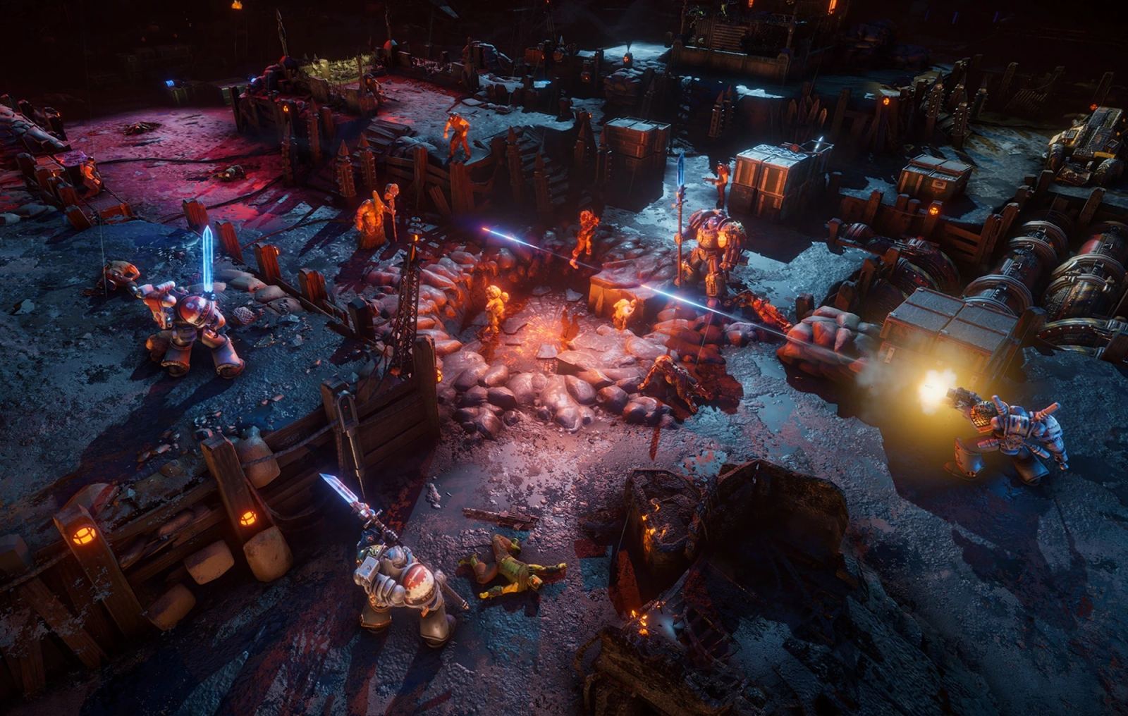 Editorial visual for Warhammer 40,000: Chaos Gate - Deathwatch and premium strategy game development.