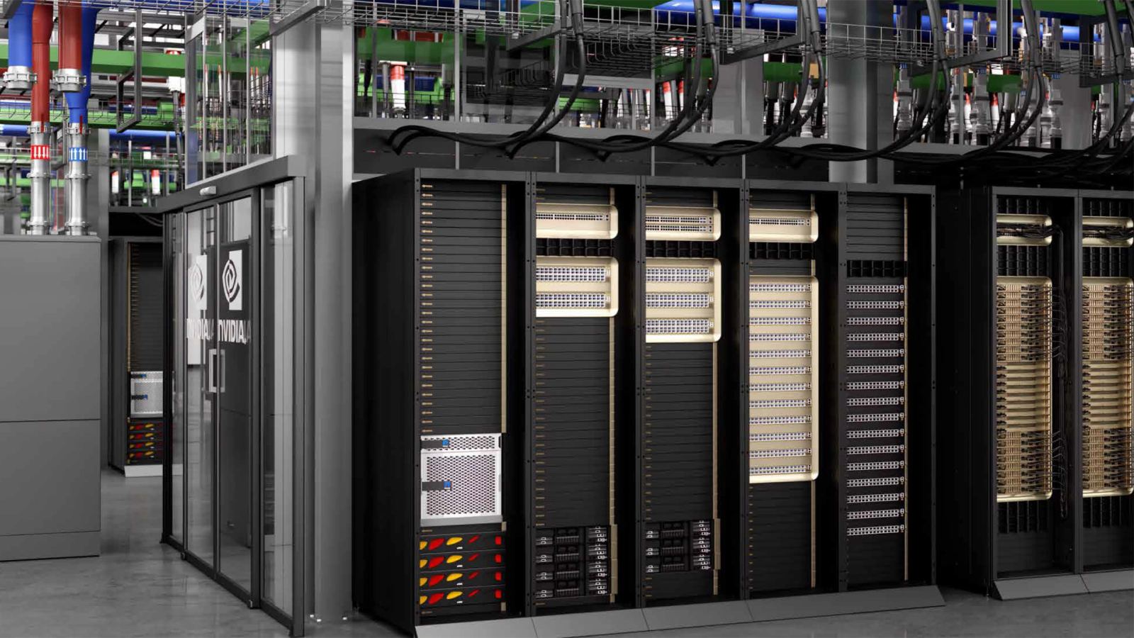 NVIDIA AI infrastructure concept representing the Vera Rubin production ramp