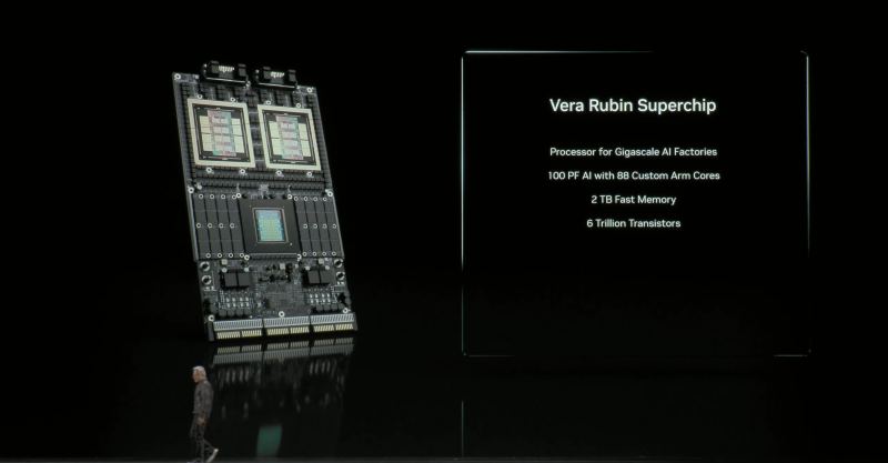Concept image representing rack-scale AI infrastructure, servers, and integrated compute architecture.