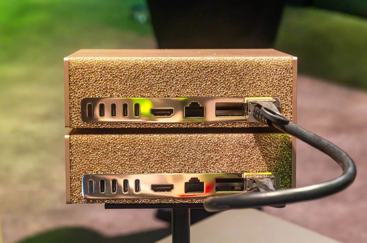 Concept image representing a next-generation personal computer optimized for local AI agents and accelerated graphics.