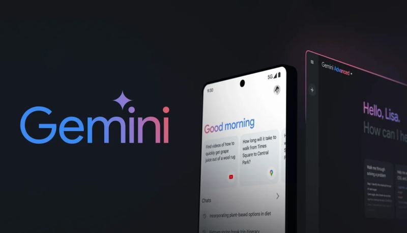Concept image representing Google Gemini moving from chatbot responses into proactive agent workflows across apps and devices.