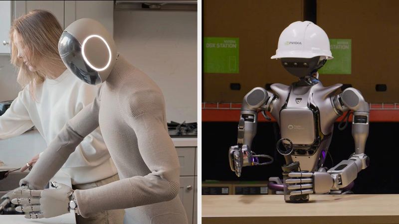 Open humanoid robotics development platform concept image