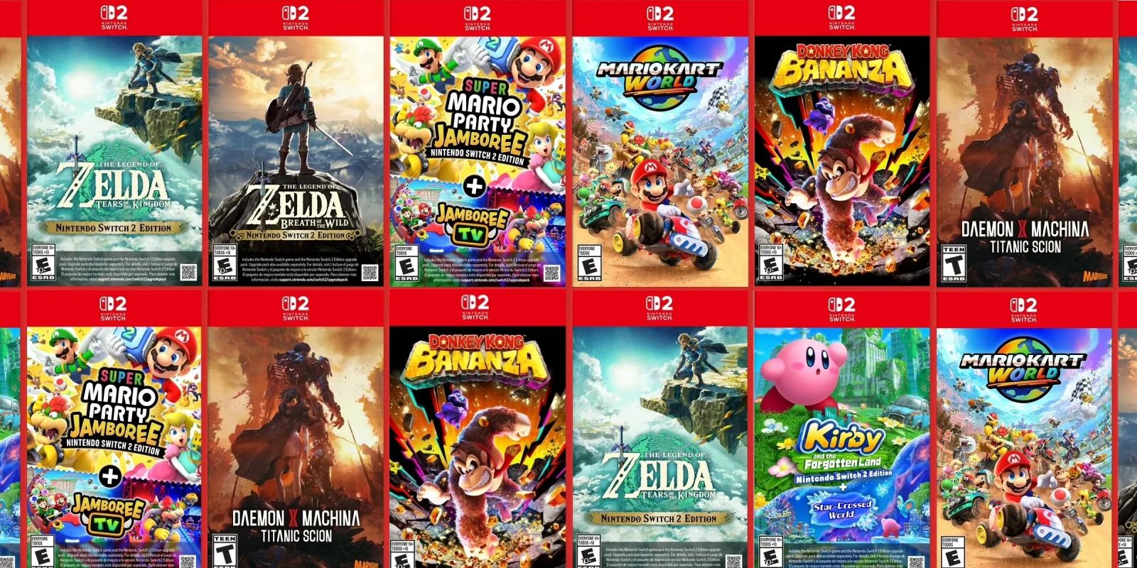 Nintendo Switch 2 game lineup and platform reveal