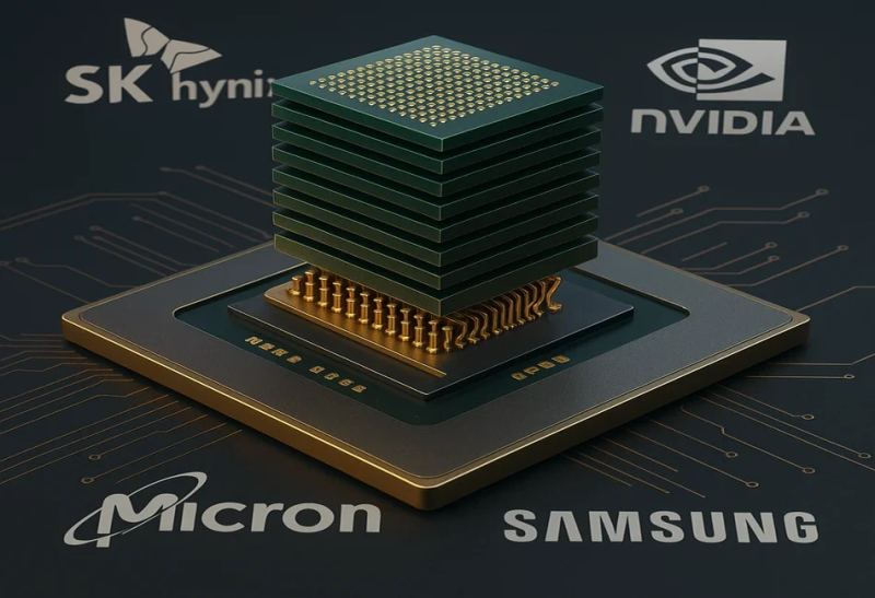 Advanced AI server hardware and memory modules being designed for large-scale AI infrastructure