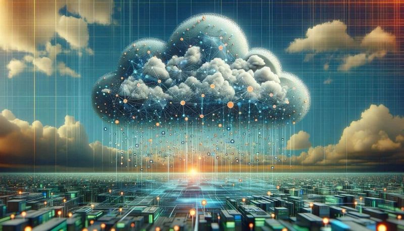 Rows of enterprise AI servers in a data center built for governed and sovereign deployments