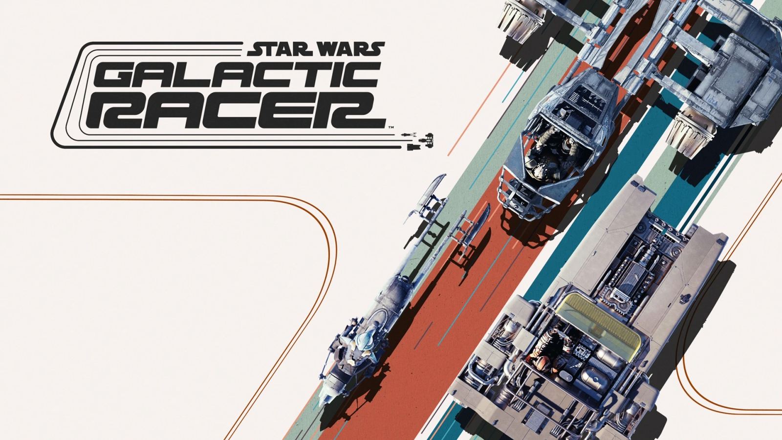 Star Wars Galactic Racer key art for a high-speed racing game set in the Outer Rim