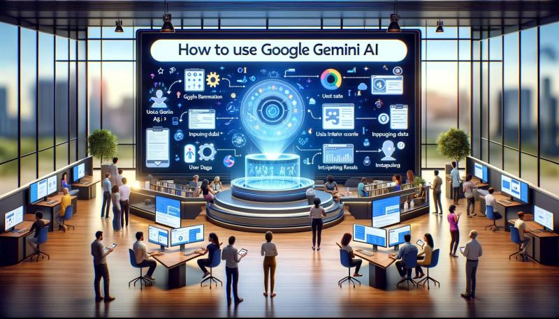 Illustration representing Gemini agent workflows moving across software environments