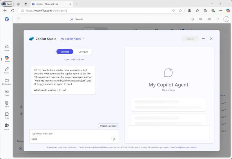 Desktop software interface for an AI coding agent with model controls