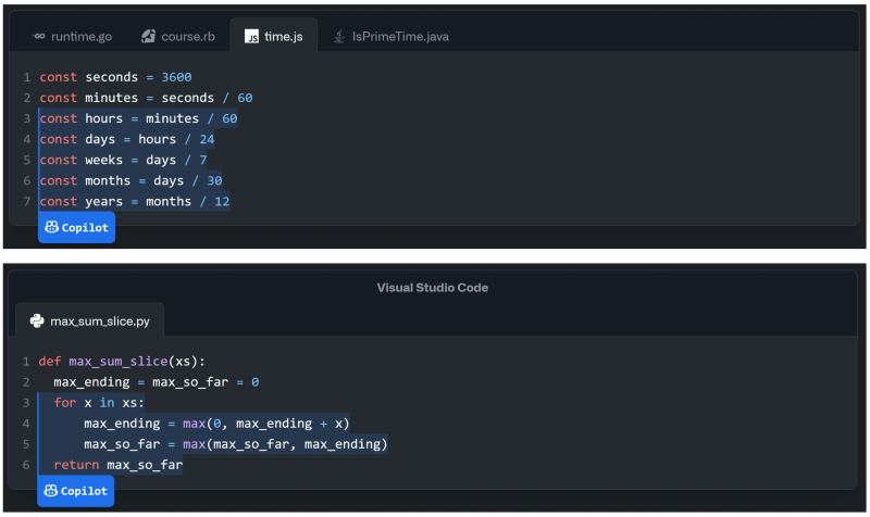 GitHub Copilot in VS Code controlling a browser session