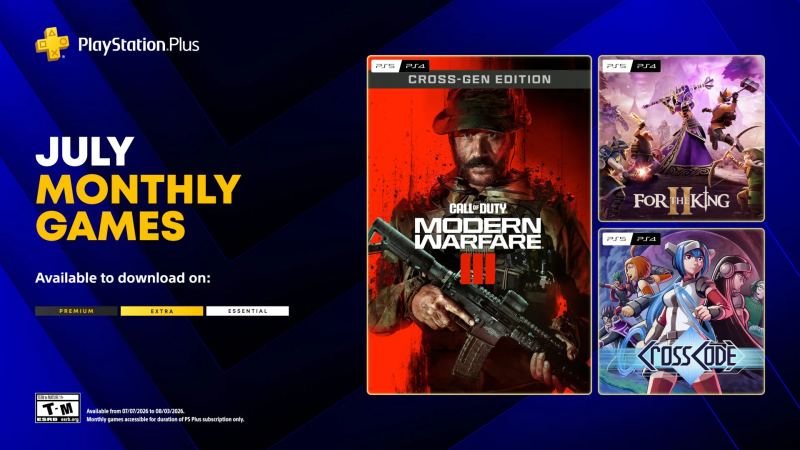 PlayStation Plus Monthly Games for July 2026 artwork