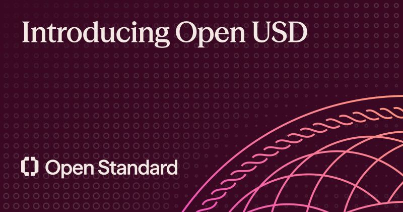 Open USD stablecoin announcement graphic