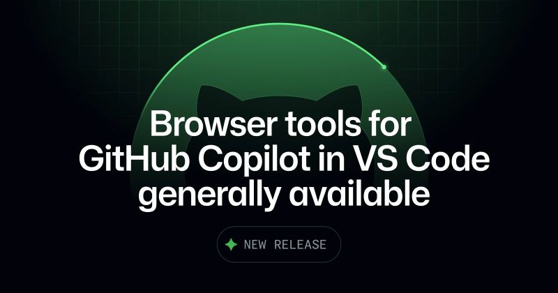 Рекламное изображение инструментов браузера GitHub Copilot