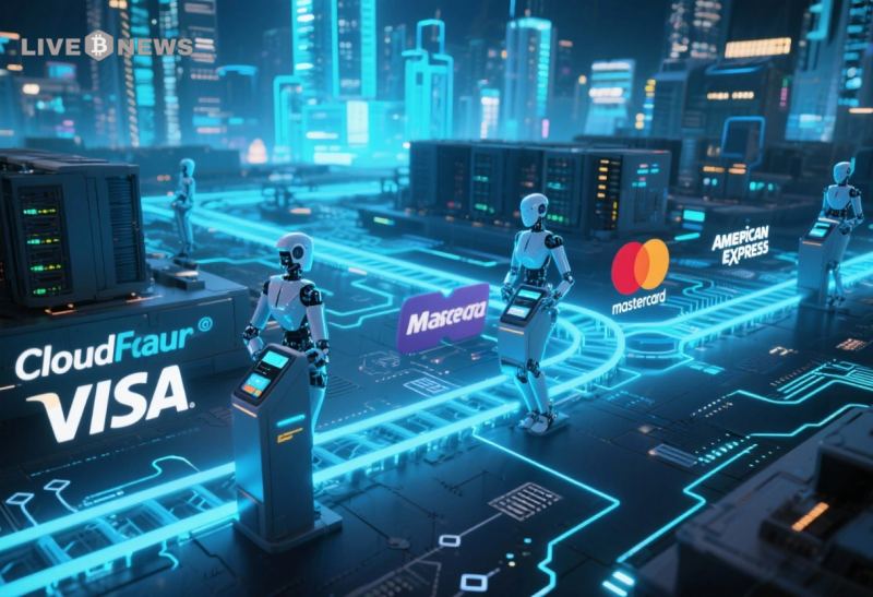 Visa and OpenAI partnership announcement artwork