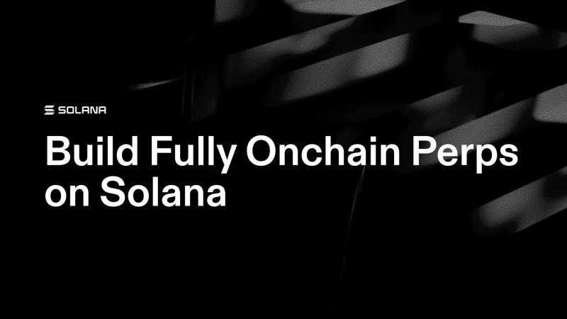 Solana onchain perpetuals market artwork