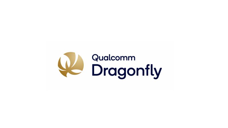 Qualcomm Dragonfly logo representing the company's AI data center roadmap