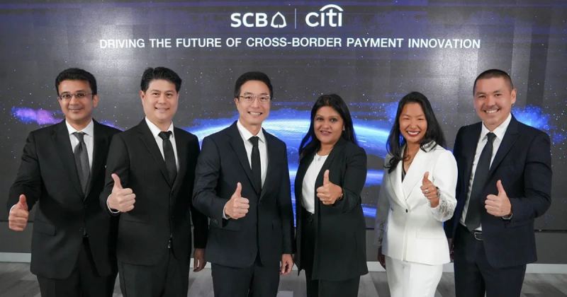 SCB and Citi Token Services partnership artwork for 24/7 USD clearing
