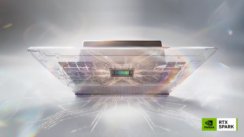 NVIDIA RTX Spark promotional image for personal AI PCs