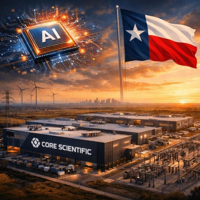 Salas de centros de datos de IA con aceleradores AMD y superposiciones de planificación de infraestructura energética