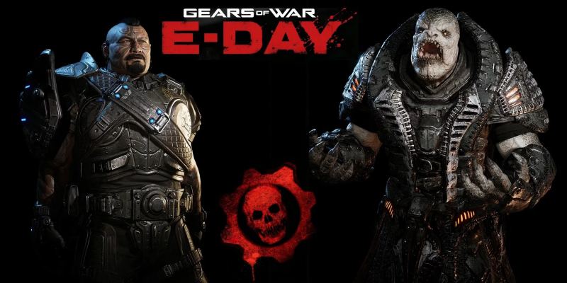 Gears of War E-Day-Gameplayszene aus dem offiziellen Xbox-Showcase.