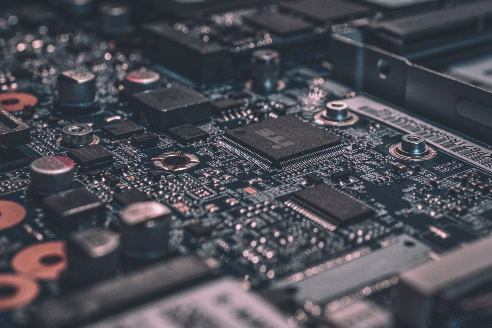 Advanced server hardware and memory components representing AI infrastructure.