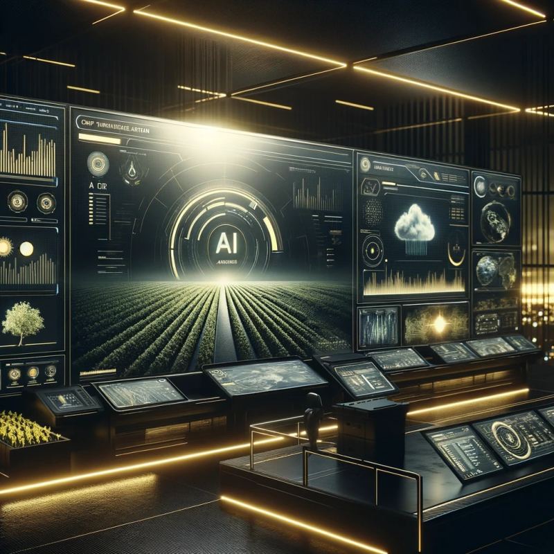 Enterprise data infrastructure on monitoring screens