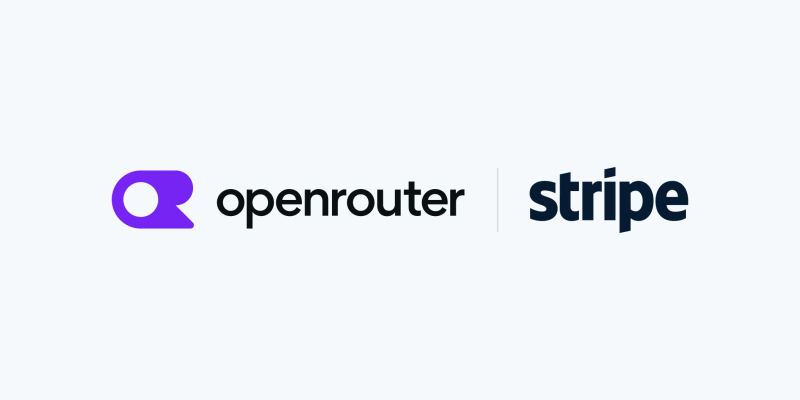 Stripe and OpenRouter co-branded lockup announcing the acquisition