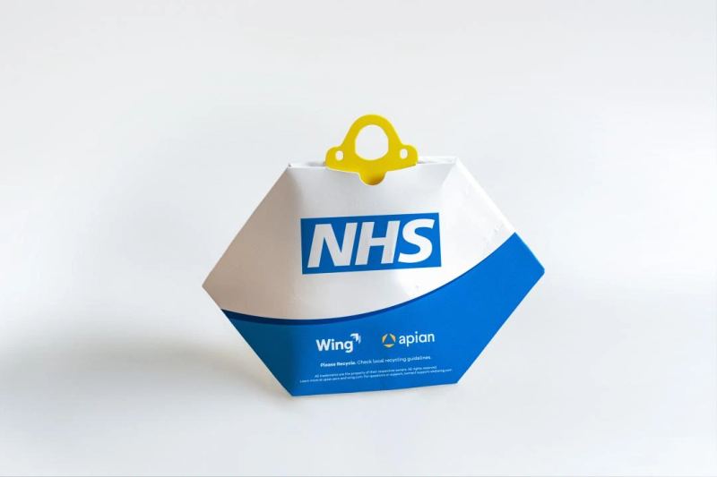 Autonomous drone logistics serving a hospital network