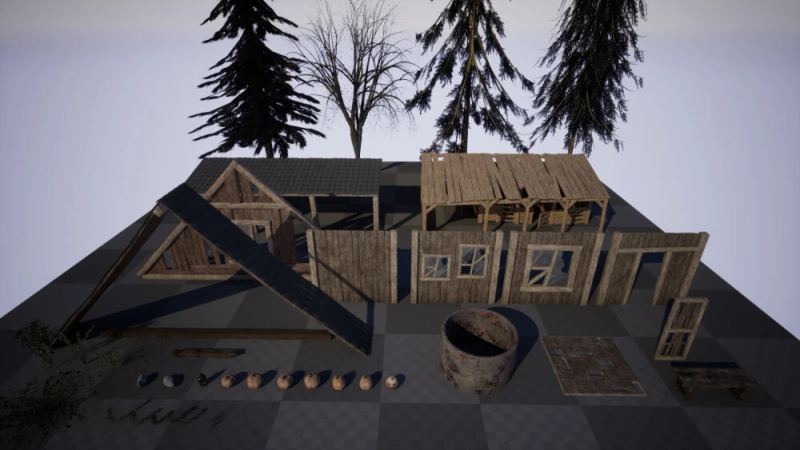 Split image showing a corporate office setting with documents on one side and a stylized urban cityscape from a video game on the other, symbolizing the intersection of business challenges and creative development.