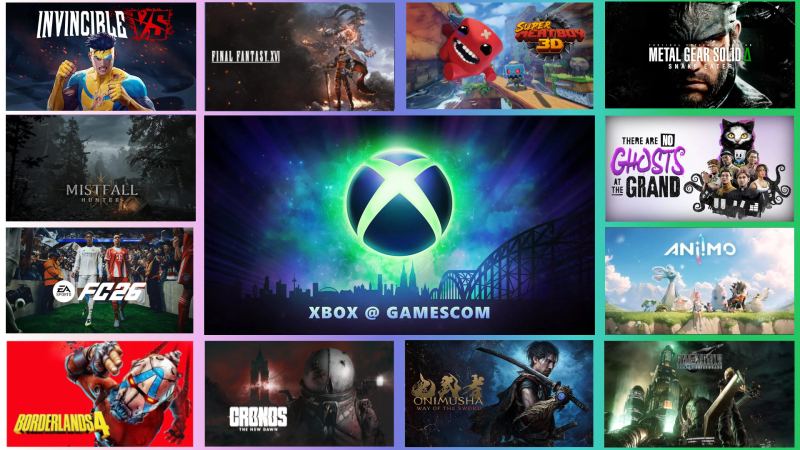 Editorial cover for Gamescom announcements across PlayStation and Xbox