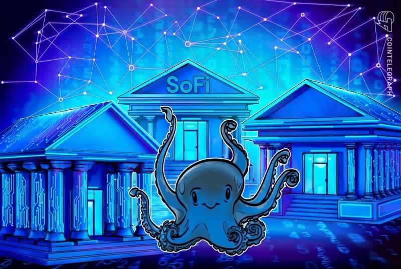 Payward Kraken and SoFi institutional decentralized money market and stablecoin settlement graphic