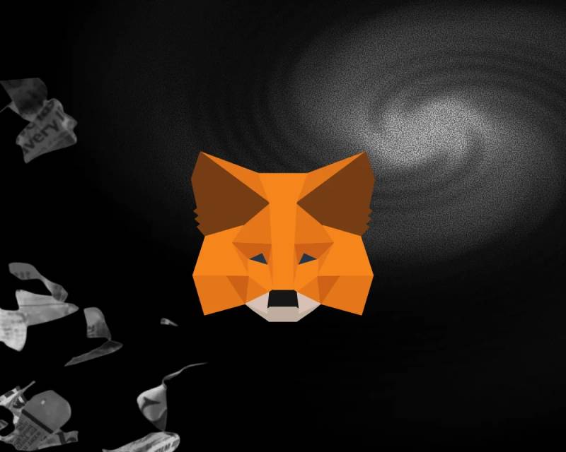 Das ikonische Fuchsemblem von MetaMask und die dezentrale Web3-Wallet-Schnittstelle.