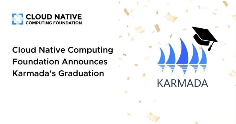 Karmada graduation ceremony and keynote presentation at KubeCon China 2026.