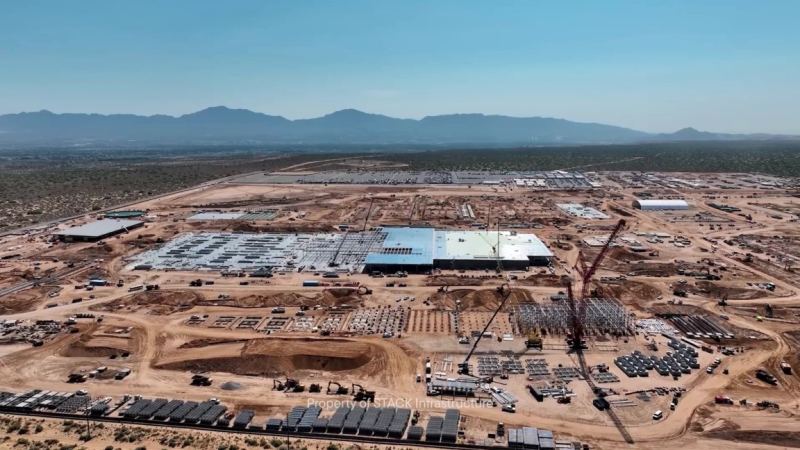 Construction of hyperscale AI data center facility and electrical transmission infrastructure
