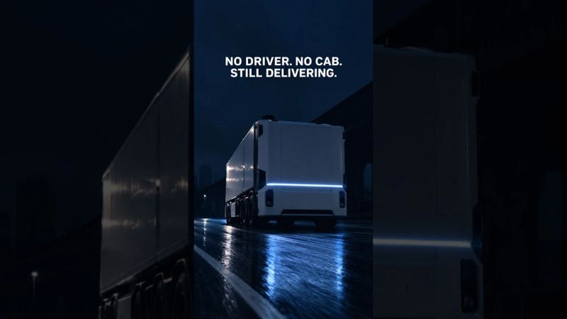 Field operational trial of cabless autonomous commercial delivery vehicles navigating urban traffic and pedestrian crossings