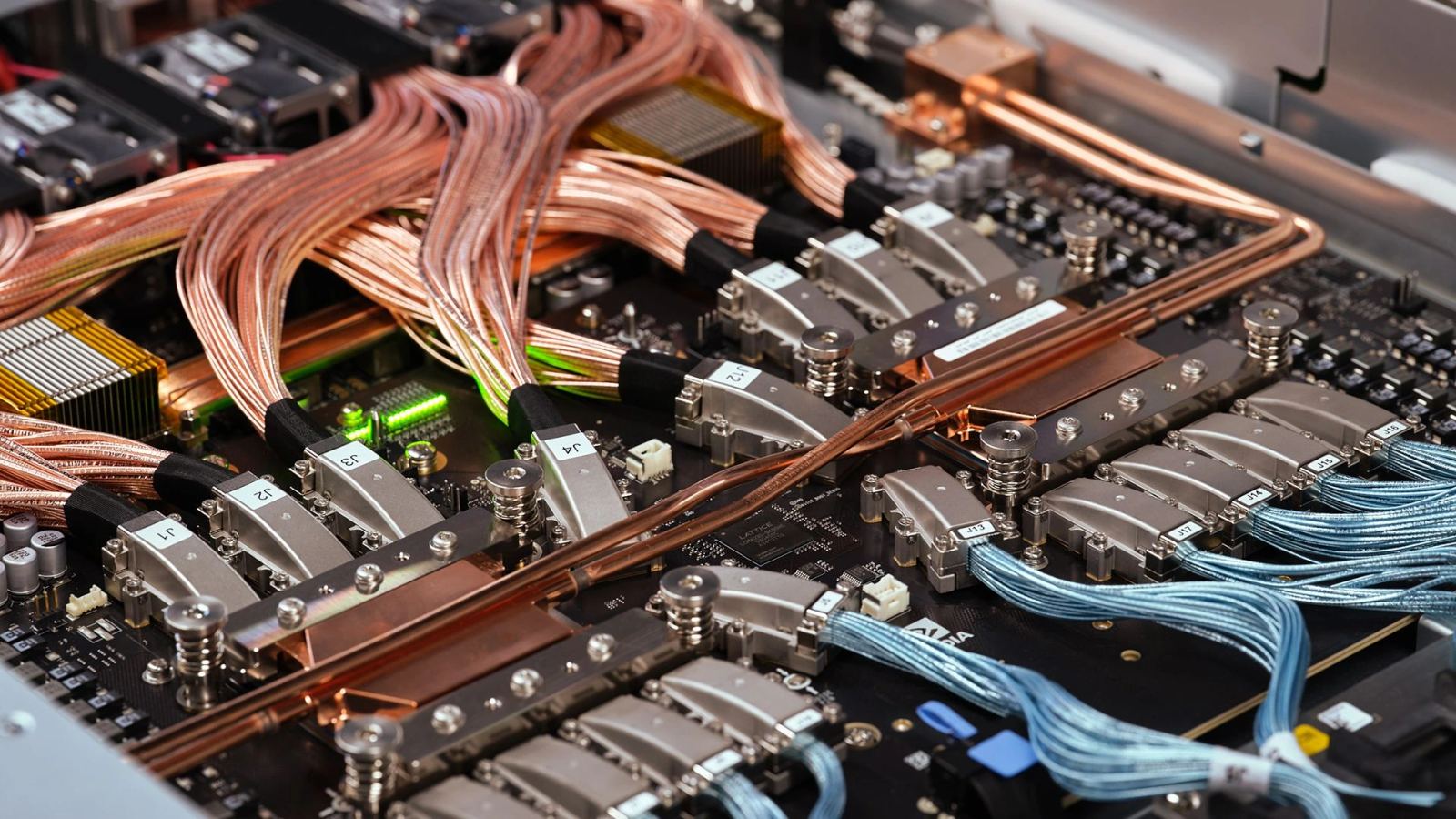 Apple silicon semiconductor wafer and enterprise server processor die visual.