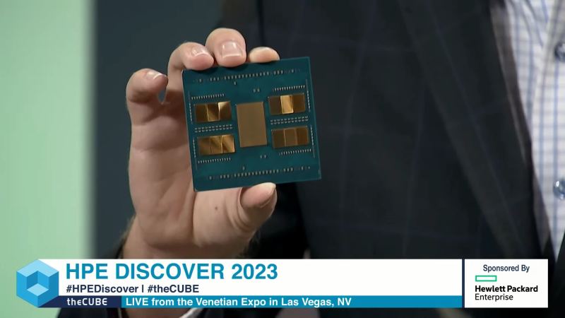 Advanced multi-die semiconductor package architecture showing high-density chiplet interconnects and silicon substrates