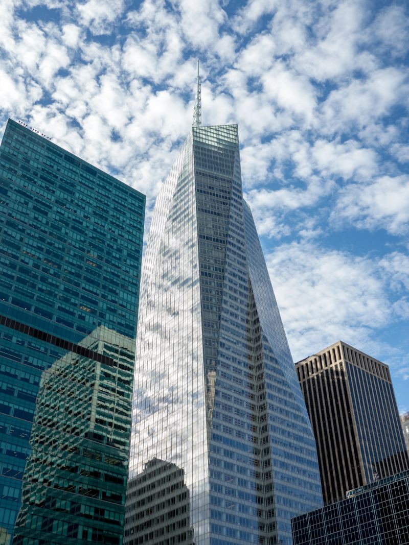 Bank of America Tower viewed from Bryant Park