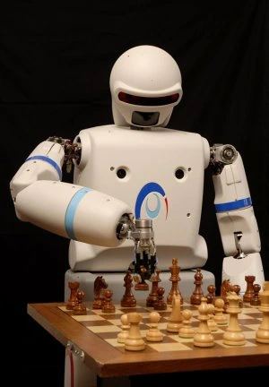Autonomous bipedal humanoid robotics platform demonstrating industrial manipulation capability