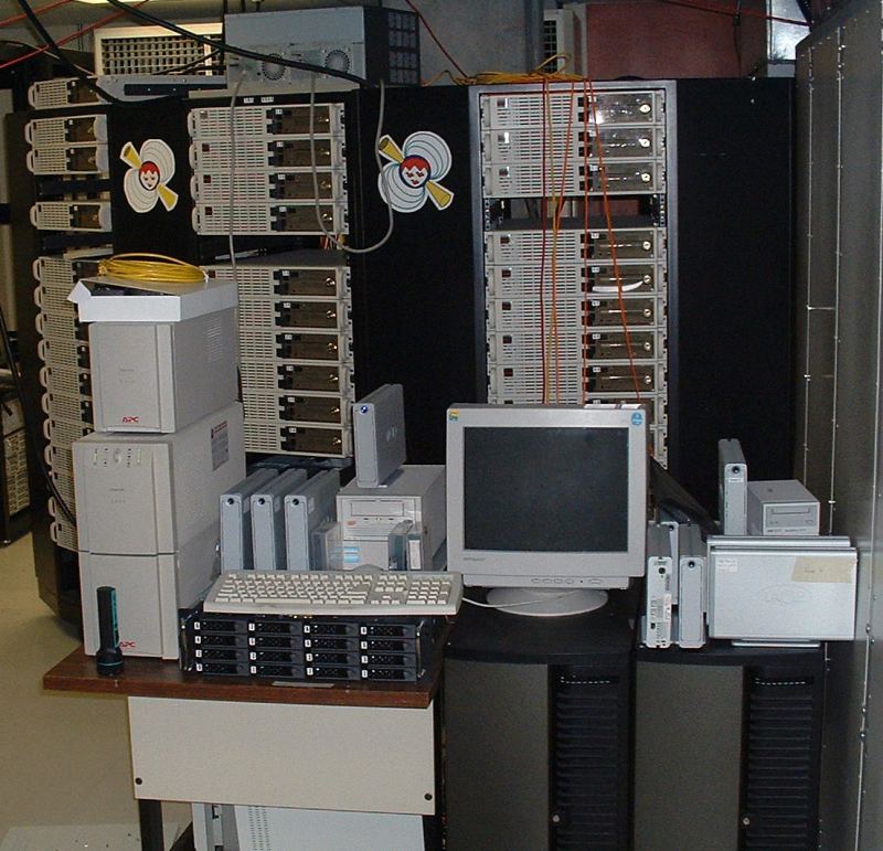 High-density distributed computing cluster representing frontier AI model training and parallel inference hardware infrastructure.