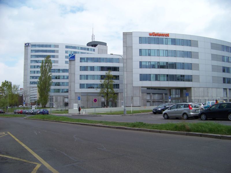Kavčí Hory Office Park in Prague, corporate engineering headquarters of JetBrains software development tools.