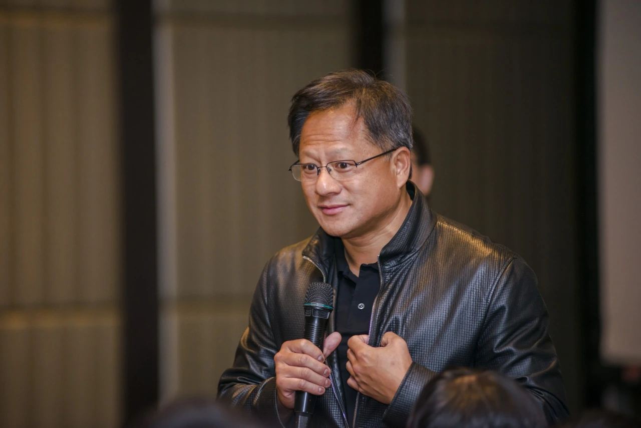 NVIDIA Chief Executive Officer Jensen Huang detailing accelerated computing compiler toolchains