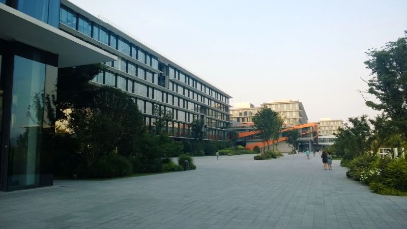 Alibaba Xixi Park corporate campus in Hangzhou hosting Qwen foundation model speech and multimodal AI engineering labs